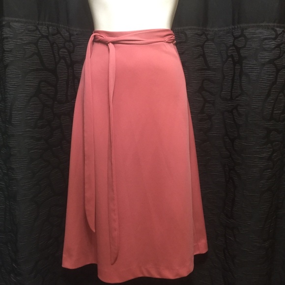 Vintage Dresses & Skirts - Vintage 70s wrap skirt S/M